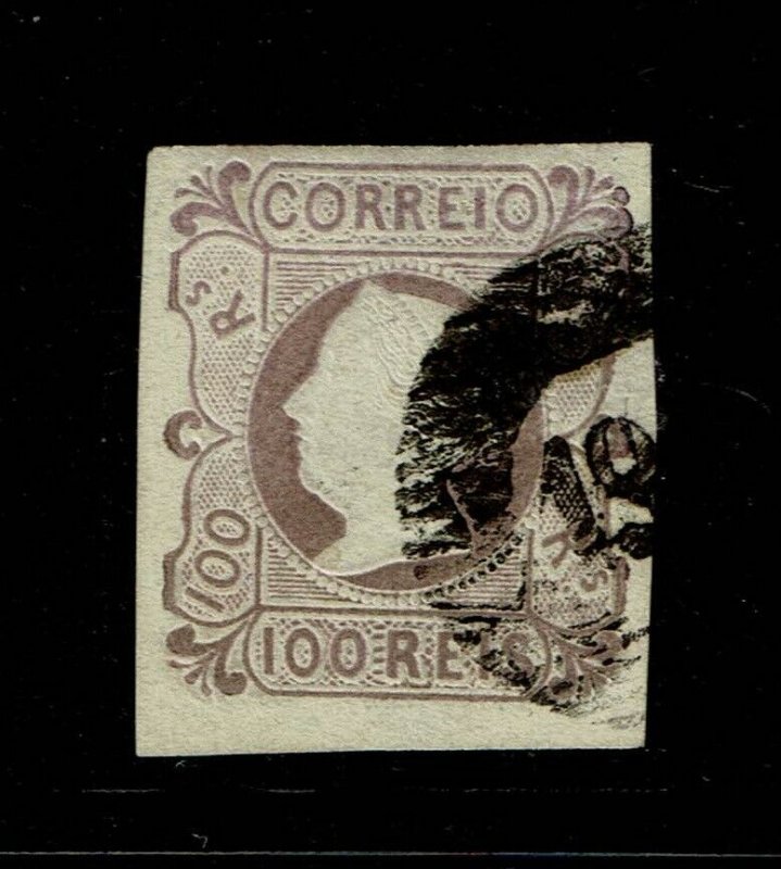 Portugal SC# 4, Used, signed back, certification - S10043