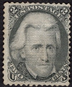 US #87 Fine w/Original gum. Scarce black jack! SCV $1,700.00.  With 2000 PFC.