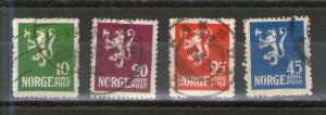 Norway 111-114 used