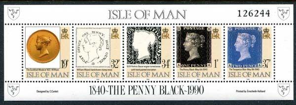 Isle of Man 422, MNH, PHILATELIC EXPO 1990. s5411