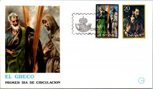 Spain, Worldwide First Day Cover, Art