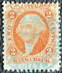 US #R6c Used CDS Single US Internal Revenue Bankcheck L37