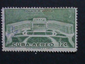 ​CUBA-1957 SC#576,C165-PALACE OF JUSTICE- THE MOST HARD TO FIND USED VERY FINE