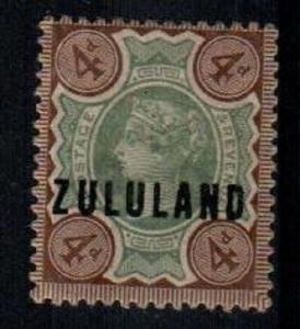 Zululand Scott 6 Mint hinged (Catalog Value $55.00)