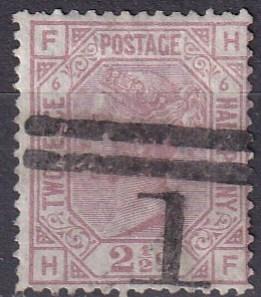 Great Britain #67 Plate 6  F-VF Used  CV $60.00 (SU7465)