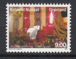 Greenland MNH 2013 9k Polar bear, Christmas decorations - Christmas