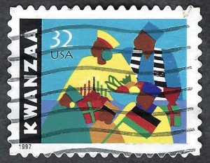 United States #3175 32¢ Kwanzaa (1997). Used.