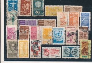 D397962 Brazil Nice selection of VFU Used stamps