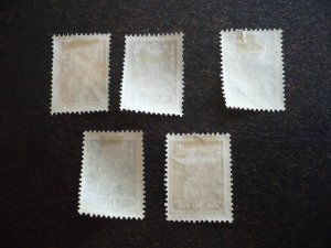 Stamps - Russia - Scott# 238-241a - Mint Hinged Part Set of 5 Stamps