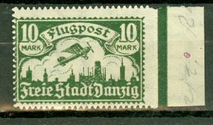 Danzig C9 MNH variety CV $75