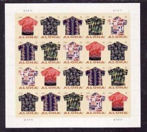 USA-Sc#4592-6- id11-unused NH sheet-Aloha shirts-2012-