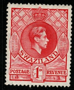 SWAZILAND SG29 1938 1d ROSE-RED p13½x13 MTD MINT