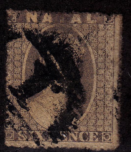 NATAL Used Scott # 13 Queen Victoria (1 Stamp) -1