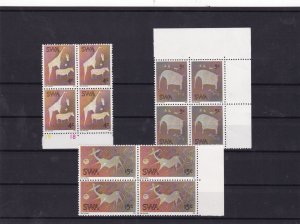 south west africa twyfelontein rock engravings mnh stamps  Ref 10275