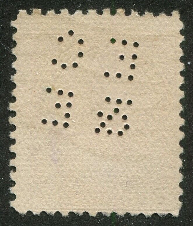 Canada #106 Used Admiral EC/&E Perfin E6