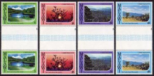 Malawi 358-361 gutter, MNH. Michel 336-339. Christmas 1979. Landscapes.