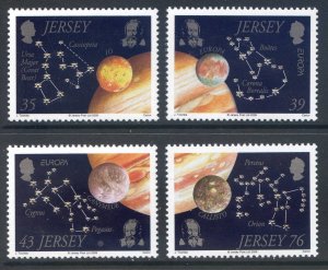 Jersey 2009 Astronomy set SG1417/20 Unmounted Mint