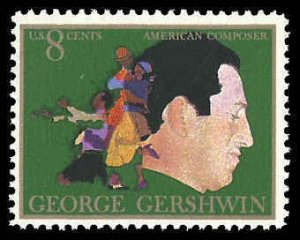 PCBstamps   US  #1484 8c Arts - George Gershwin, MNH, (9)