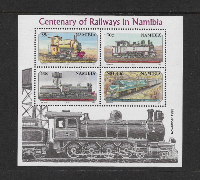 TRAINS - NAMIBIA #777a   MNH