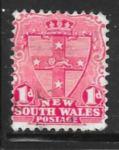 Australian States New South Wales 98: 1d Seal, used, AVG