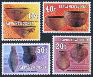 Papua New Guinea 558-561,MNH.Michel 431-434. Handicraft 1982:Pottery.