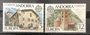 Andorra(SP) 1978 #103-4, Europa, MNH.