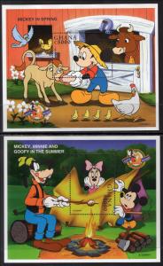 Ghana 2012a,2013a Disney's Souvenir Sheets MNH VF