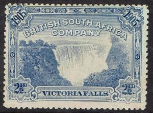 RHODESIA 1905 VICTORIA WATERFALL 21/2D 