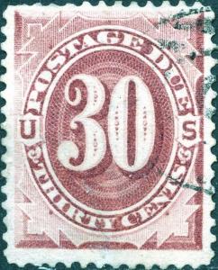 #J27 VF-XF USED WITH VERY LIGHT CANCEL CV $225.00 BN7484