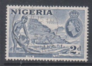 Nigeria, 2d Mining Tin (SC# 93) USED