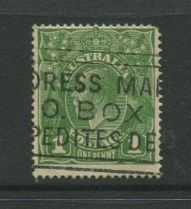 Australia  #23 Used 1924  Single 1p Stamp