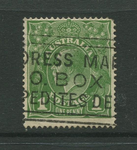 Australia  #23 Used 1924  Single 1p Stamp