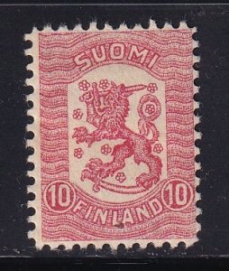 Finland    #112  MH  1918  Arms  Vasa issue  10p