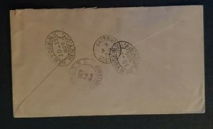 1926 Castries St Lucia Cover to Buffalo NY via New York City Registered Cover