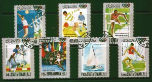 408 - Oman - Olympic Games Mexico 1968 - Used Set