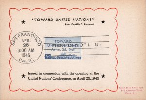 #928 United Nations Bernet-Reid FDC