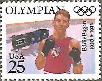 United States #2499 25c Olympian - Eddie Eagan MNH (1990)