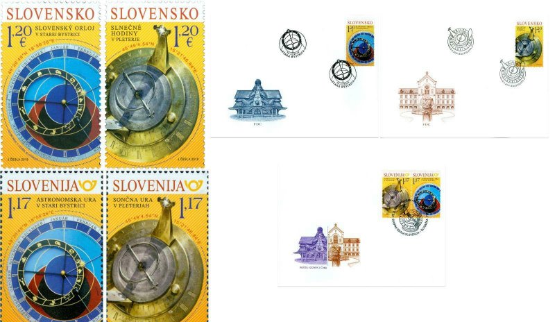 SLOVAKIA/2019 -  (STAMPS + FDC's SET) Joint Issue with Slovenia, MNH 