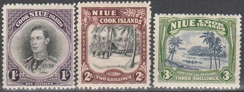 Niue #83-5 MNH  CV $20.35  (A11957)