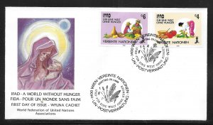 UN Vienna 78-79 IFAD WFUNA Cachet FDC First Day Cover