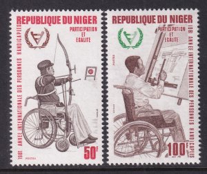 Niger 544-545 MNH VF