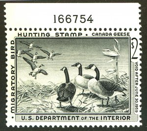 U.S. #RW25 MINT PL# SINGLE OG HR