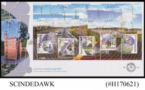 NETHERLANDS - 2011 BEAUTIFUL NETHERLANDS - MS - FDC