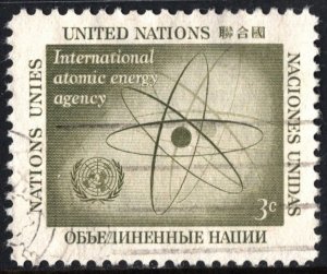 SC#59 3¢ United Nations: International Atomic Energy Agency (1958) Used