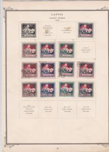 latvia 1920   stamps on page ref r9124