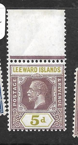 LEEWARD ISLANDS  (PP0105B) KGV  5D  SG 71  MNH