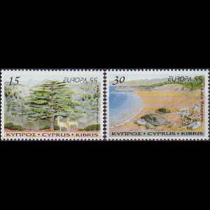 CYPRUS 1999 - Scott# 933-4 Europa-Natl.Parks Set of 2 NH