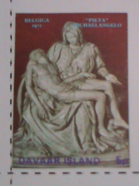 DAVAAR ISLAND STAMPS-1972- FAMOUS PAINTING-MNH-S/S SHEET VF VERY FINE