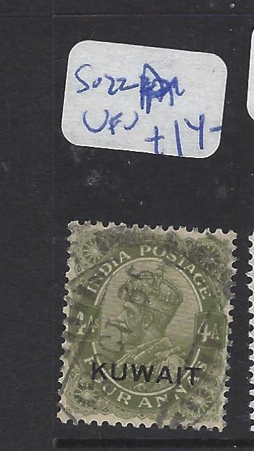 KUWAIT (P0503B) ON INDIA KGV  4A   SG 22A     VFU