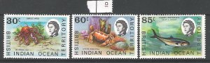 British Indian Ocean Territory 1970 Marine Definitives MNH CV £7.75